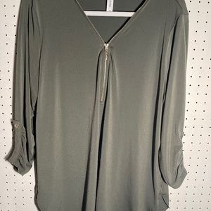 Super Soft Olive Green Top